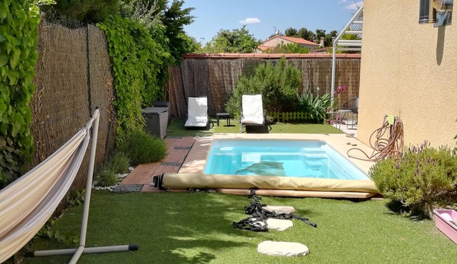 House with private pool 3 bedrooms terrace and small plot