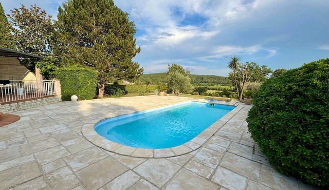 🌿 House with private pool, garden 1000 m², 3 air-conditioned bedrooms