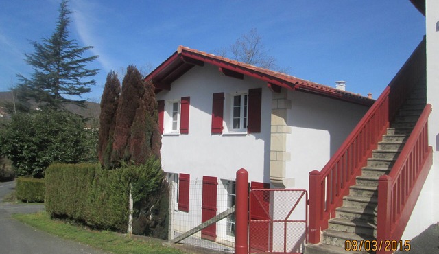 house with small garden sare bourg, near saint jean de luz, basque country