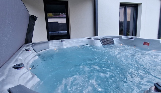 House with spa and sauna