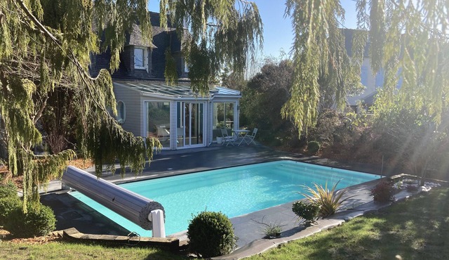 House with swimming pool perros-guirec, near beach and town center