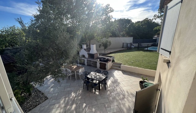 House with swimming pool in magnificent listed village