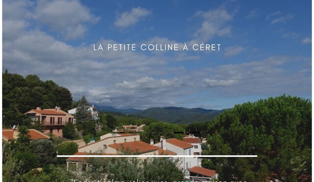 House with views, haven of peace, 2 steps from the center of Céret. 4 to 6Pers