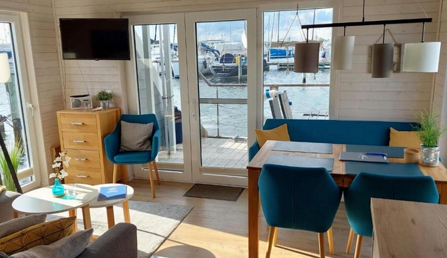 Houseboat Hecht in Egernsund at the Marina Minde