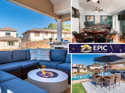 Houston Escape Heated Pool Cabana & Game Room