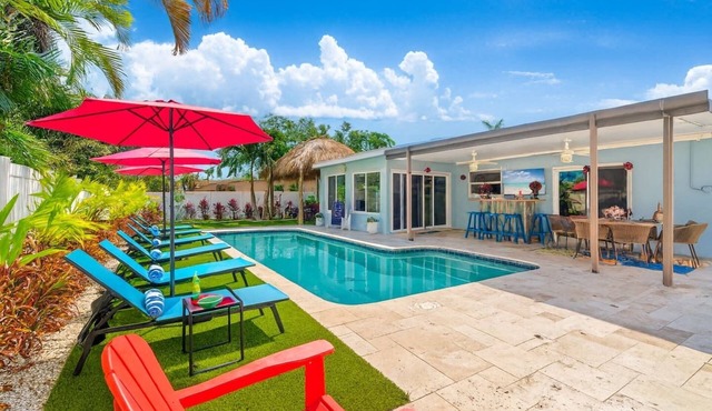 Htd Pool, Tiki Hut, Putt-Putt, Billiards, Pergola