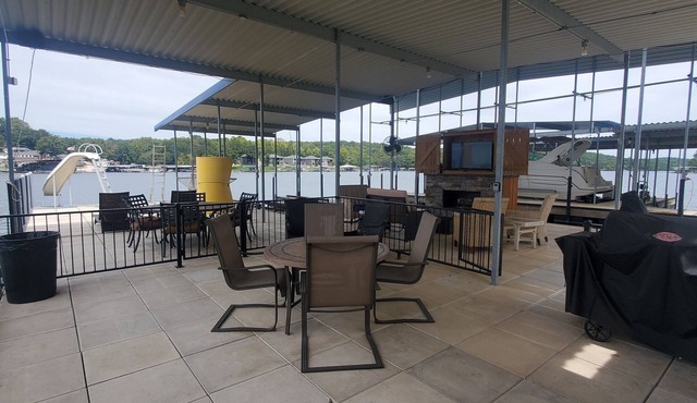 HUGE DOCK on a Beautiful Lake Property at the Lake of the Ozarks