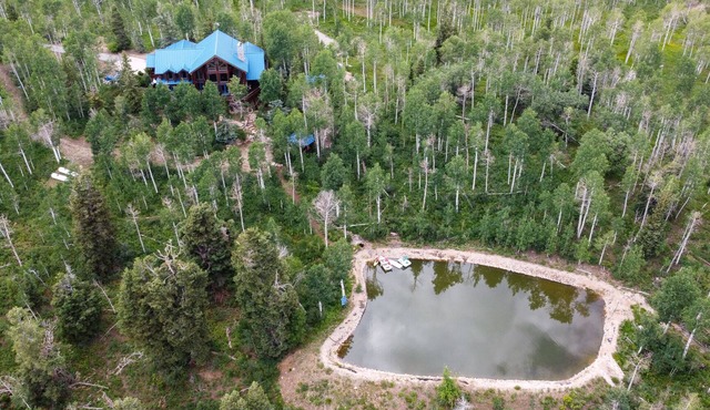 Huge Family Cabin near Park City; private pond; bunkhouse; and much more