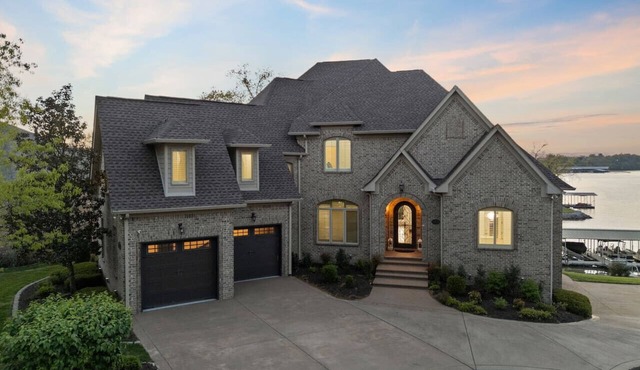 Huge Lake House 8000 SqFt with a 3 Car Garage and Private Boat Dock