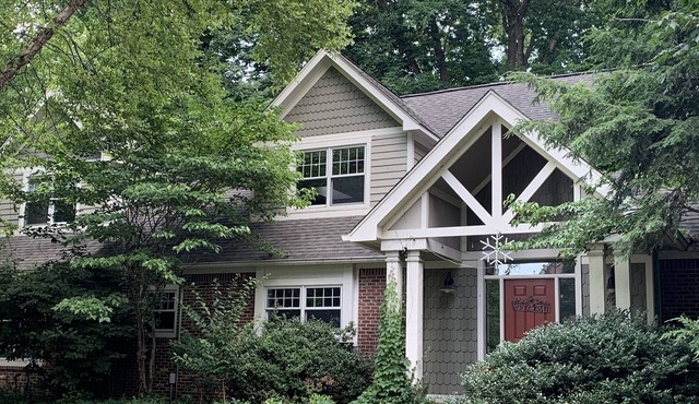 Huge Lake House on Wooded Lot with Water Views