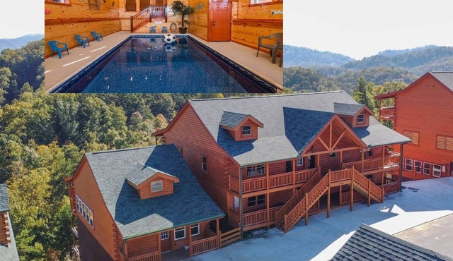Huge & new; Pool house, Game room, Theater, Views!