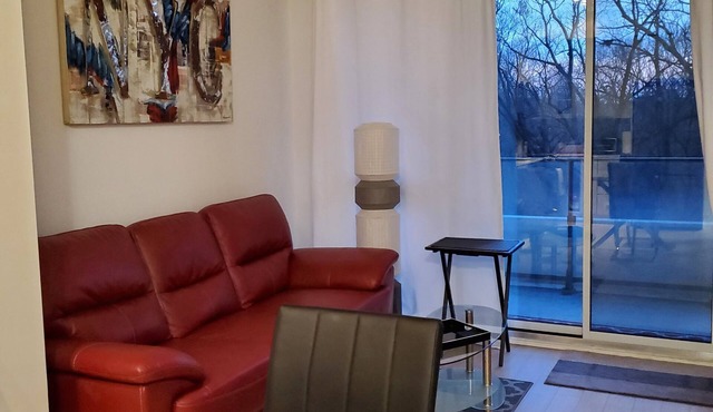 Humberbay Park! Airport, Downtown Toronto! Condominium, pool, parking n Clean!