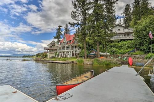 Huvila Haven Lake Front Home with Dock and Hot Tub