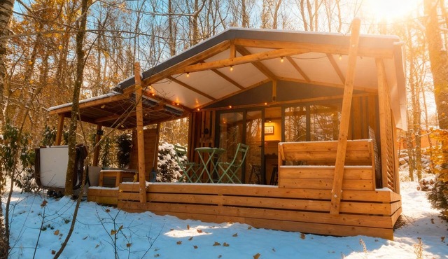 HY Lødge Spa n°1: Romantic Chalet for 2 People with Private Spa