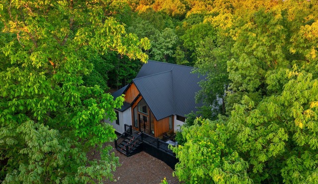 Hygge Hill | 2.25 Private Acres | Modern Cabin | Hot Tub | Closer to Quiet