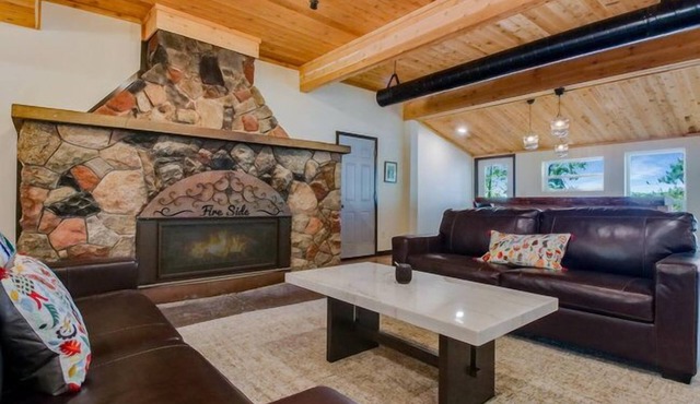 Hygge Lodge is a gorgeous lakefront gathering place for year round family fun.