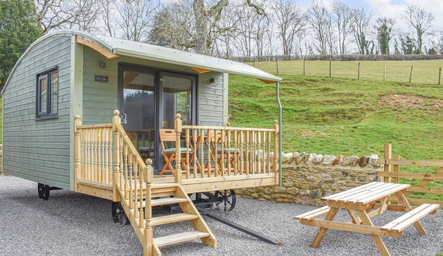 It’s a Shepherds Hut underneath with the size and comforts of a pod on top.