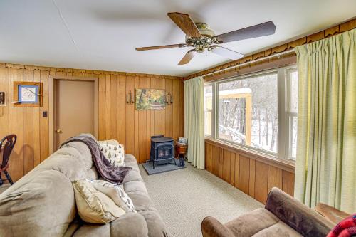 Ice Fish and Snowmobile Riverfront Manistique Cabin