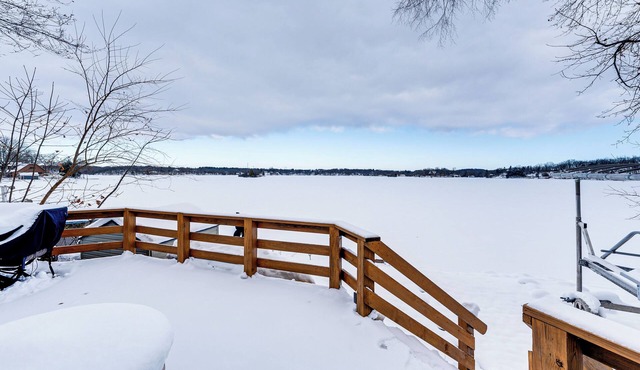 Ice Fish, Ski & Explore: Mukwonago Lake House!