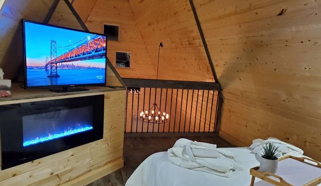 Iconic A-frame in Cottage Country, Steps Away From a Sandy Beach