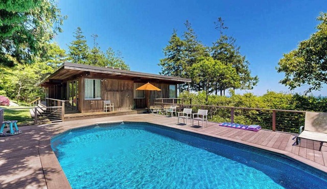 Iconic Mid-Century Home with Gorgeous Ocean Views, Private Pool & Decks