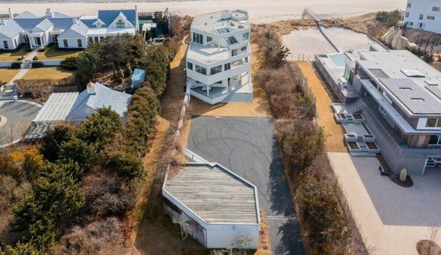Iconic Oceanfront Modern House on Dune Road with Panoramic Atlantic Views
