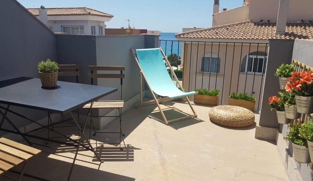 Ideal Ático-Duplex Deluxe, vistas al mar, Moraira.