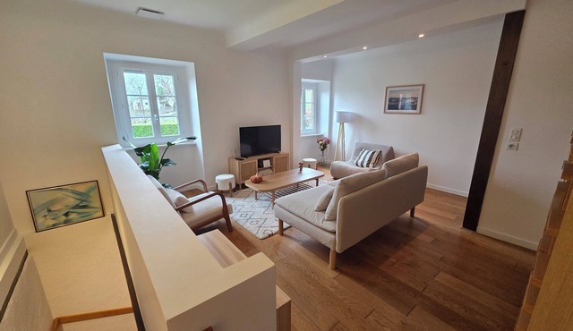 Ideal for discovering the Basque Country: cosy apartment, terrace and magnificent view.