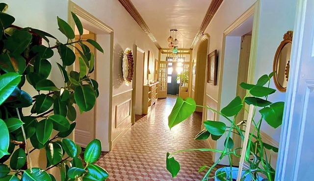 Ideal for friends: "La Belle Dame sans Regrets" with swimming pool, garden & workshop