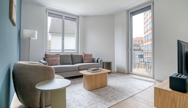 Ideal Mühlebach 1BR w/Private W/D, nr Opera House, by Blueground