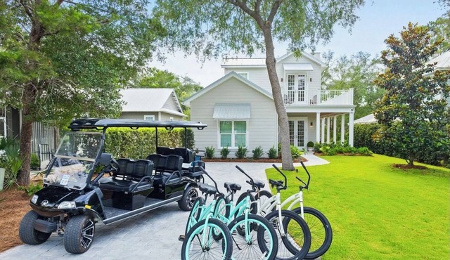 iDream Vacation | Peaceful Getaway/Private Pool/Golf Cart & Steps to Beach!