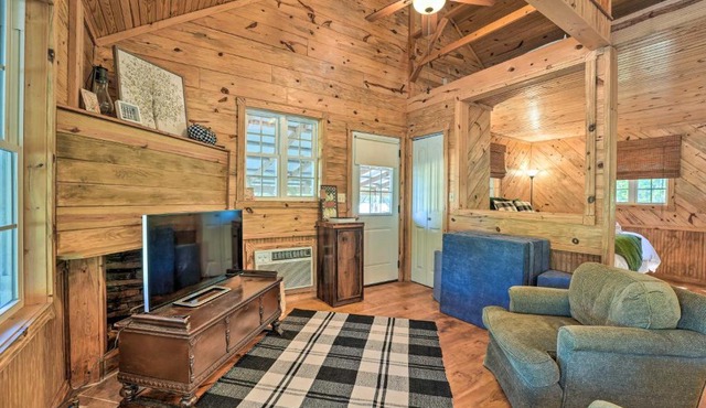 Idyllic Cabin with Fire Pit, Kayak On-Site!