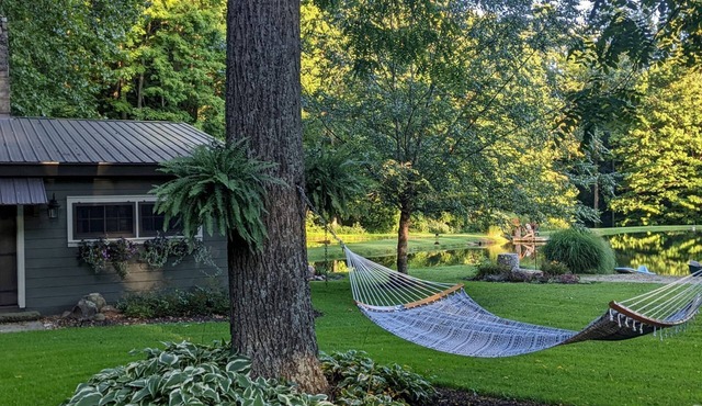 Idyllic Family Cabin with a Private Beach for a Getaway from Akron, Ohio