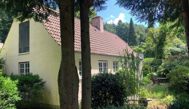 Idyllic house in a scenic garden