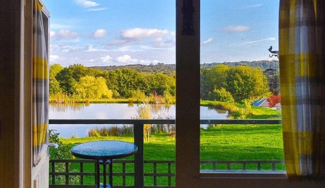 Idyllic Shepherds Hut glorious views to South Downs 'Perch'
