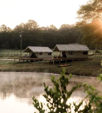Idyllic Tented Cabin Great for a Romantic Getaway in South Carolina