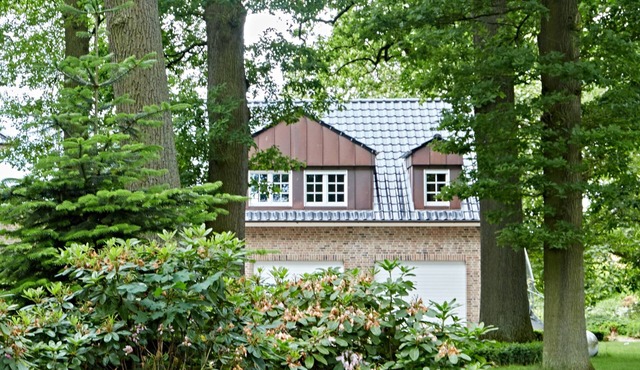 Idyllic tranquility near the "Alten Land" and the city of Hamburg in Apensen