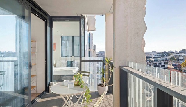 Ikebana Skies CBD Fringe by Queen Victoria Market