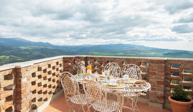 Il Borghetto - The House of Elba, rooftop panoramic terrace in Castelnuovo dell'Abate