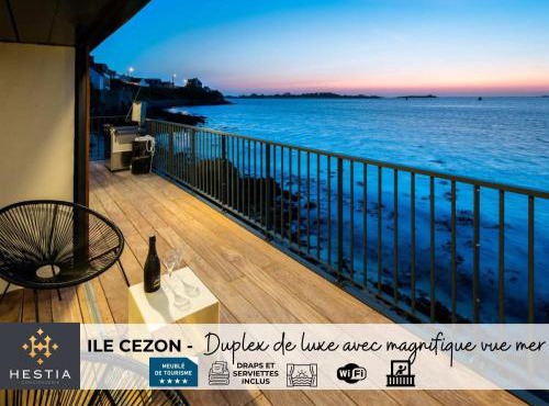 ILE CEZON - Duplex de luxe avec magnifique vue mer