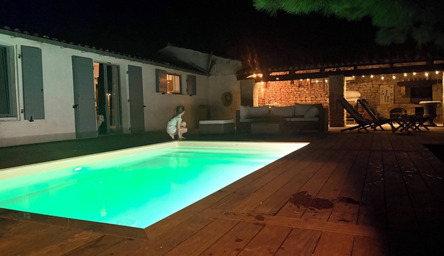 ILE D'OLERON in DOMINO traditional oléronaise house 6/8 persons