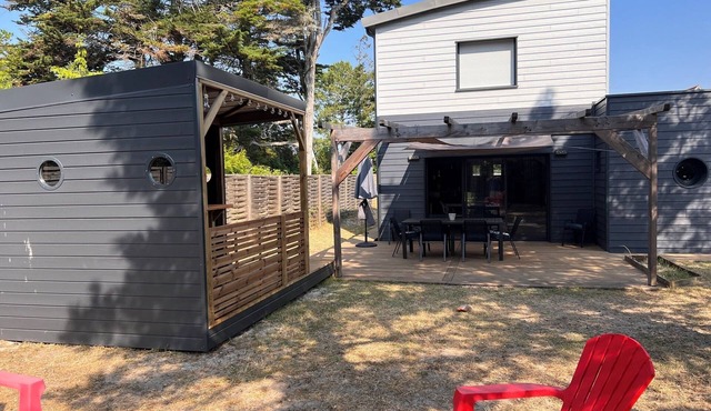 ILE TUDY - Contemporary house 6 places with garden 100m from the beach