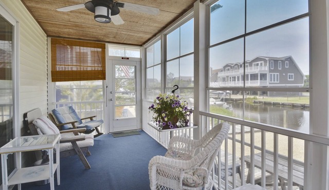 Imagine staying at this Quiet Water Front Beach Cottage - Family + Bikes, Canoe