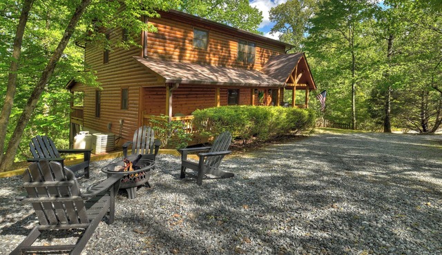 Immerse in Nature at this family-sized, pet-friendly cabin in Ellijay. Enjoy hot tub, firepit, foosball, WiFi, and endless outdoor adventures
