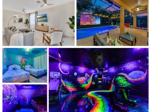 Immersive Themed Villa in Resort 4mi to Disney with Game Room and Private Pool