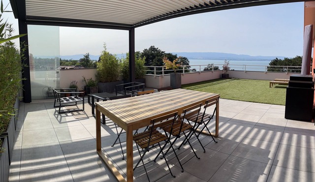 Immodreams - L'Attik with lake views and 80m2