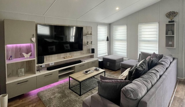 Impeccable 3- bed luxury Lodge in Camber Sands