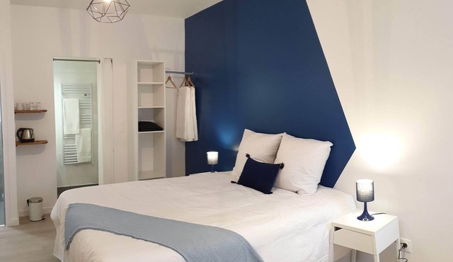 "Imperial blue" room - Hyper-center Epernay