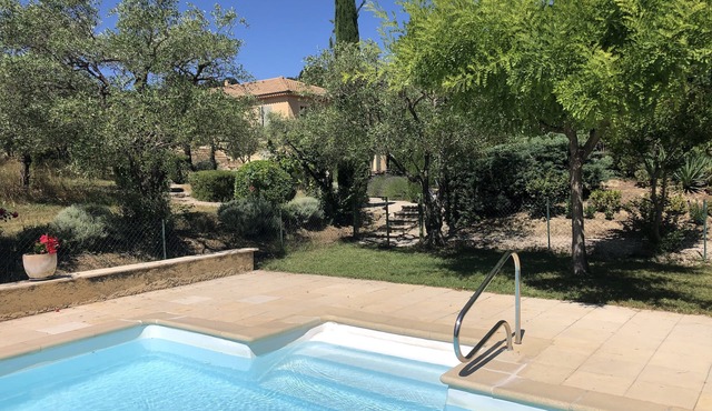 In a field of olive trees, house for 6-7 people with a large swimming pool