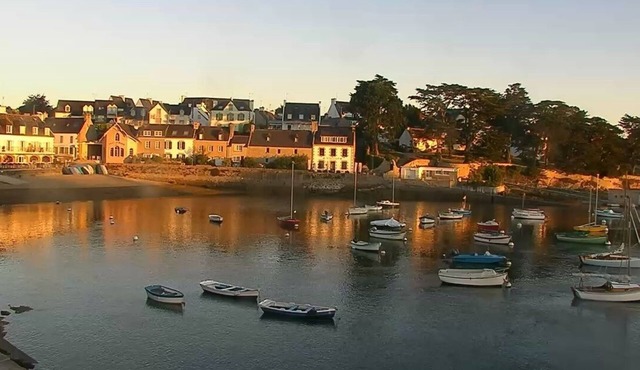 In a small marina in "bigouden" country